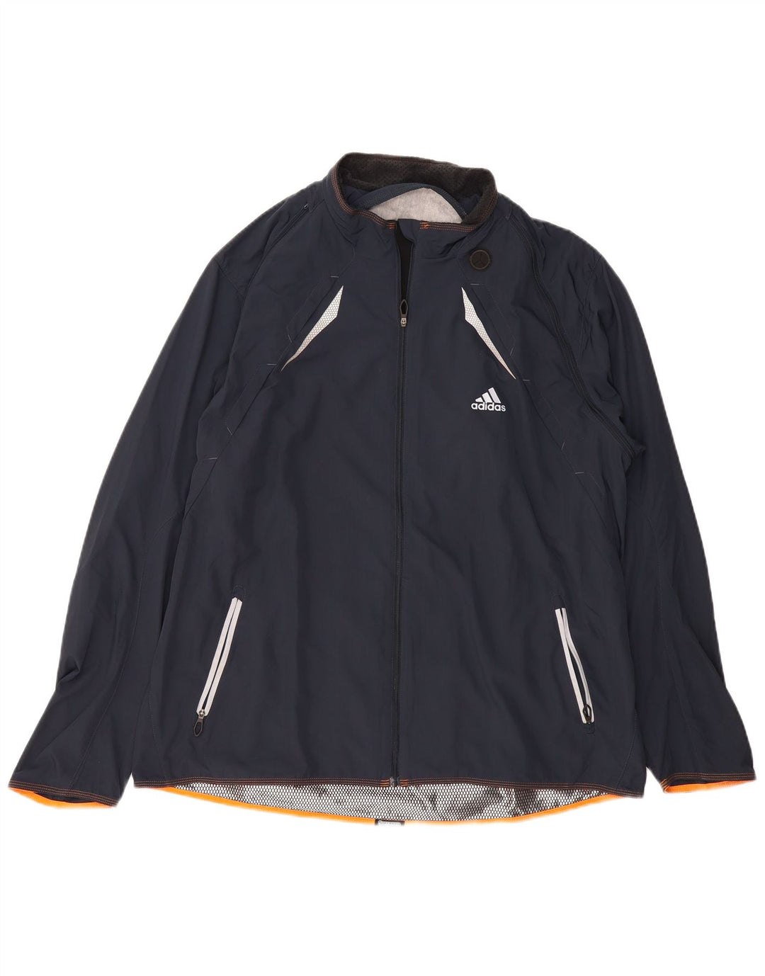 ADIDAS Chaqueta impermeable Clima 365 para hombre UK 42 XL Poliéster azul marino