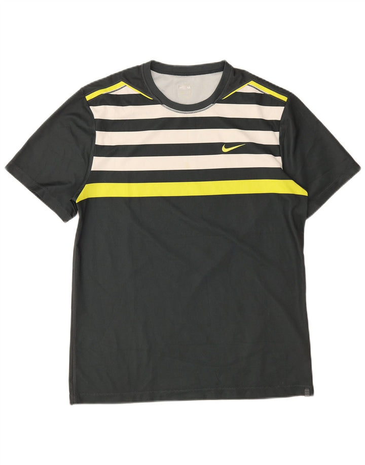 Nike Camiseta para hombre Top ES 39/41 Verde medio Colorblock Poliéster