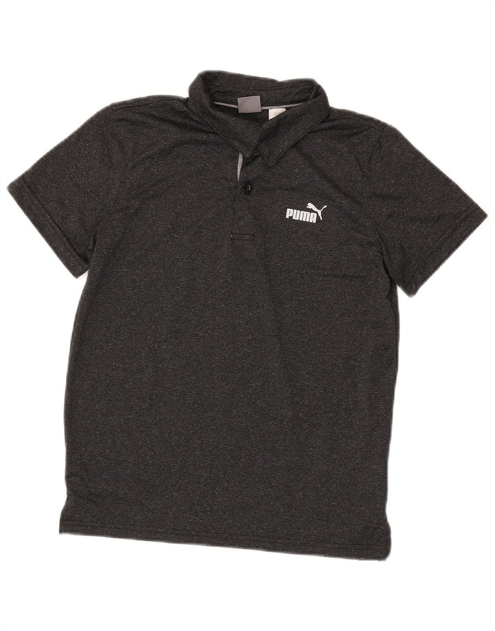 Puma Polo para niño 10-11 años Poliéster moteado gris medio