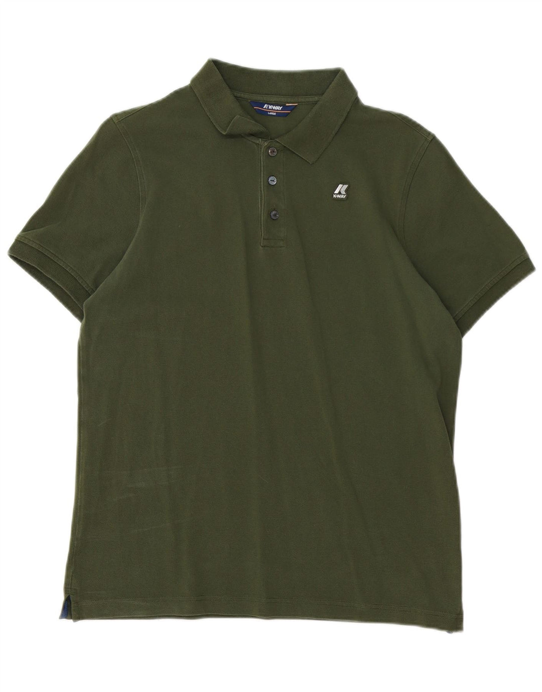 K-WAY Polo para hombre grande verde