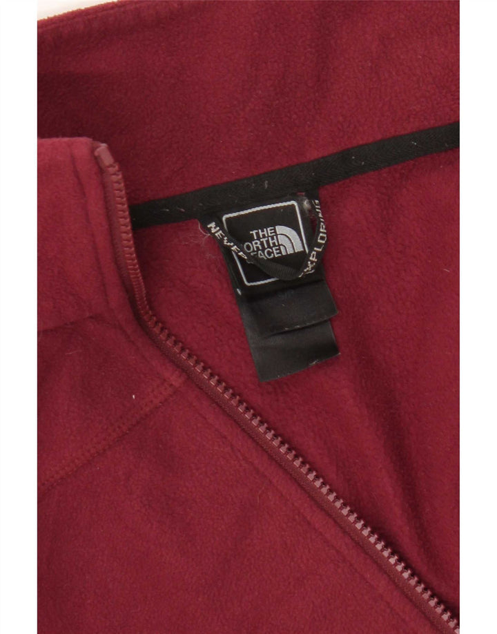 The North Face Chaqueta polar para mujer UK 10 Small Poliéster burdeos