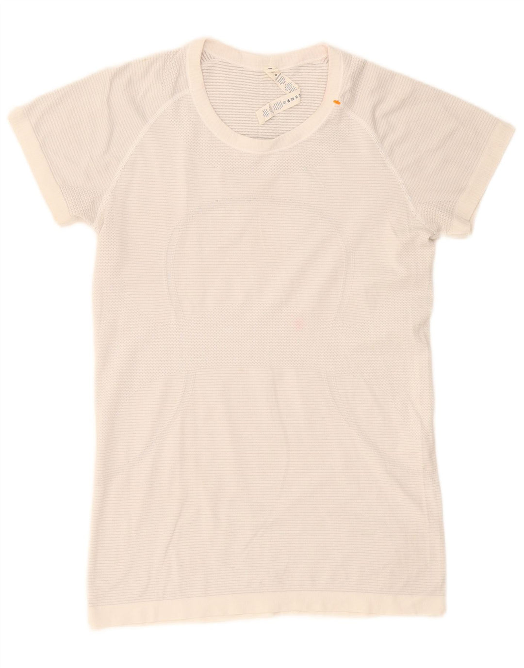 Lululemon Camiseta para mujer Top US 10 Large White Nylon