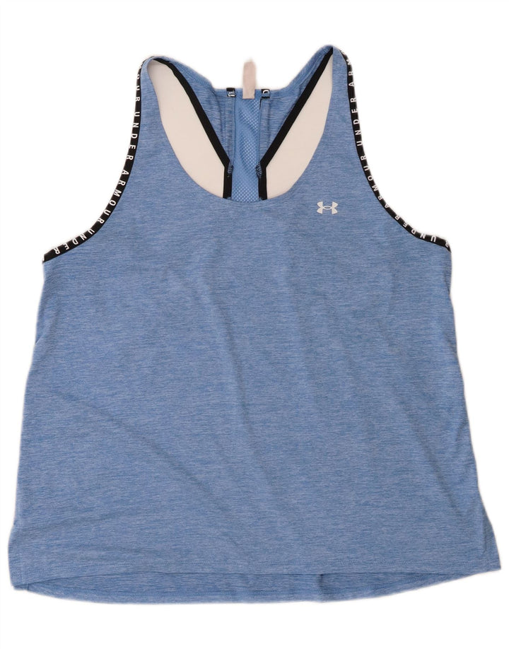 Under Armour Camiseta sin mangas gráfica para mujer UK 40 XL Azul