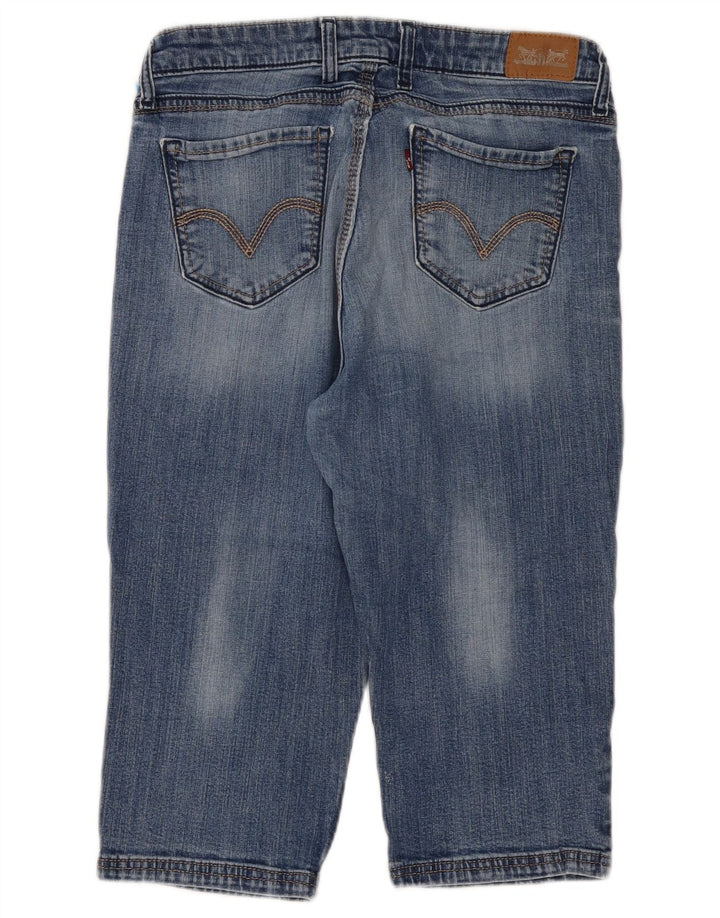LEVI'S Capri Jeans para mujer US 12 Grande W31 L18 Algodón azul