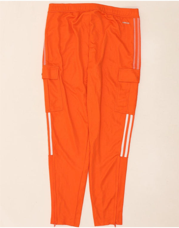 Adidas Mujer Aeroready Cargo Chándal Pantalones UK 16/18 Grande Naranja