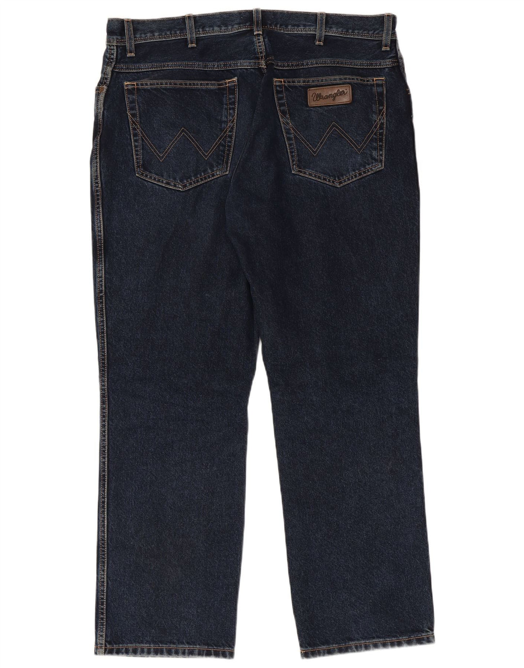 WRANGLER Vaqueros rectos para hombre W38 L30 Algodón azul marino