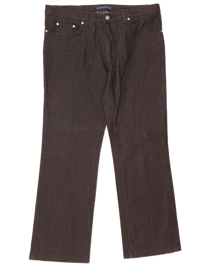Vaqueros Bootcut Mujer Trussardi W34 L29 Algodón Negro