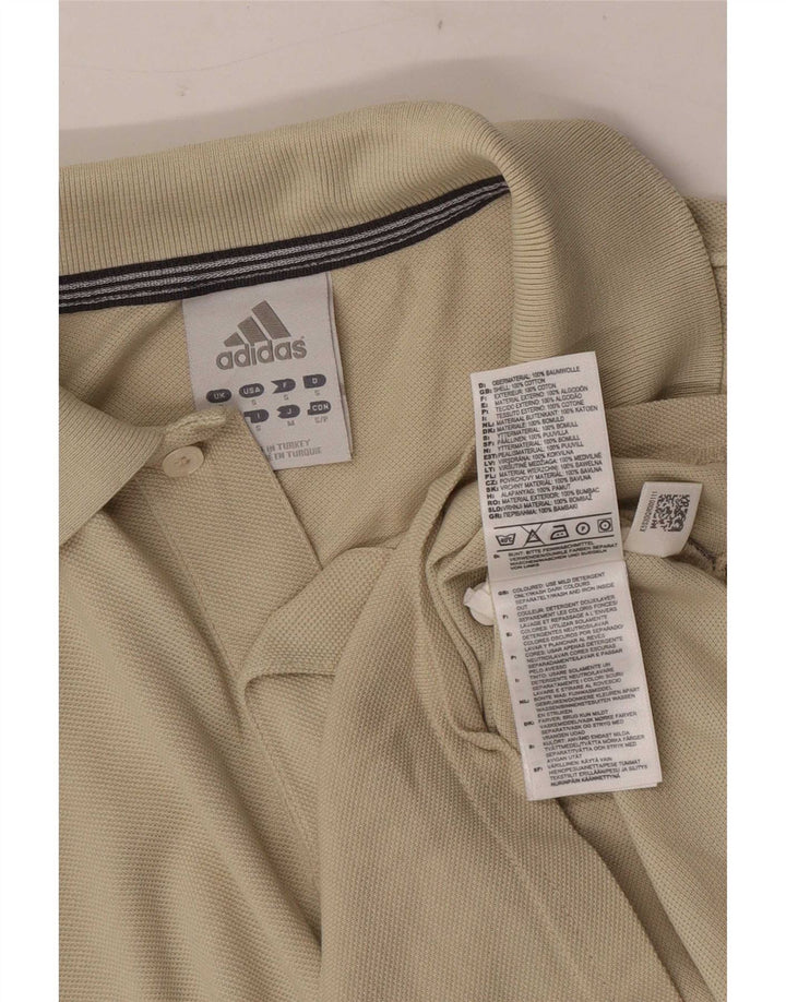 Polo Adidas Hombre Pequeño Algodón Beige