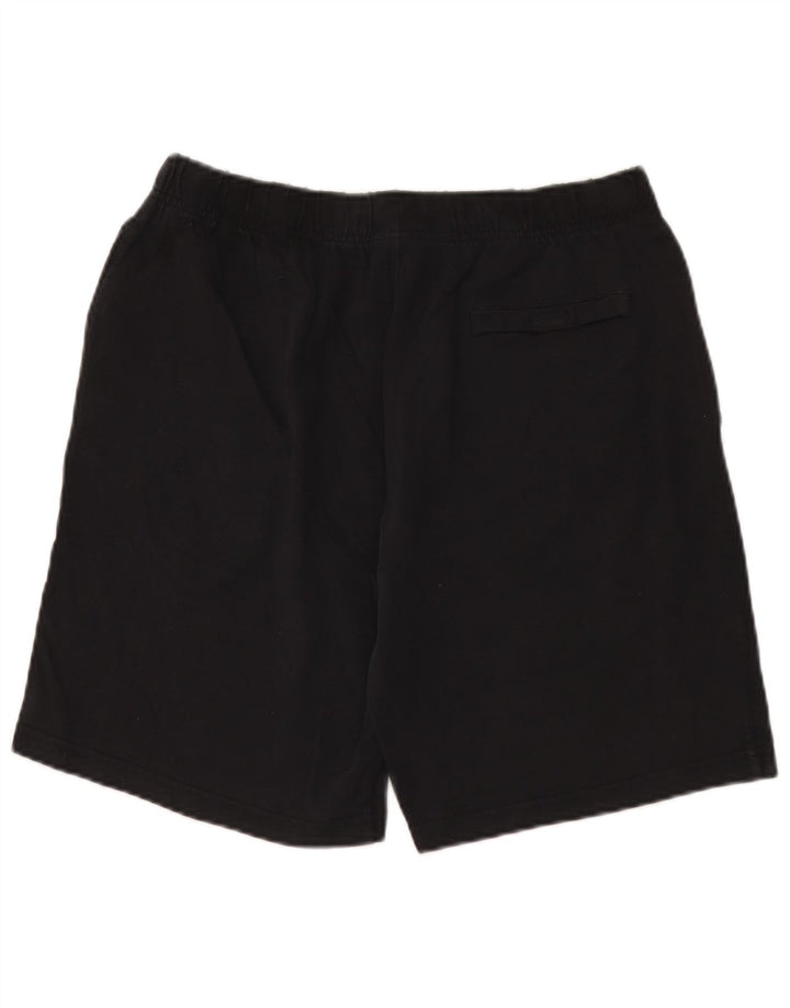 Nike - Pantalones cortos deportivos para hombre, talla grande, algodón negro