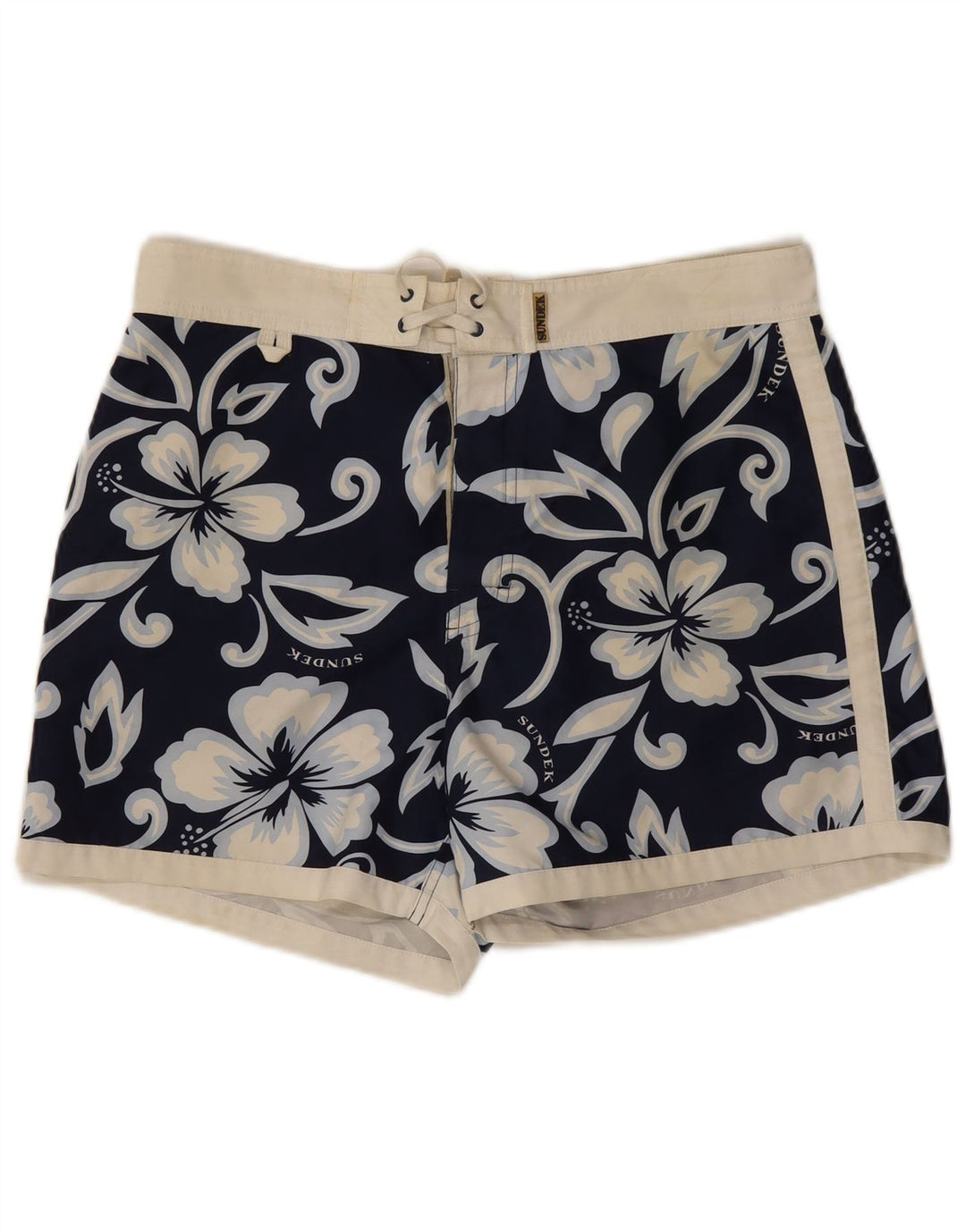 Sundek Bañador Hombre Mediano Azul Marino Floral Poliéster