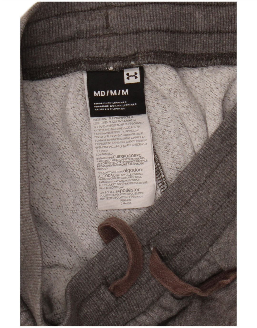 Under Armour Pantalones De Chándal Joggers De Algodón Gris Medio Hombre