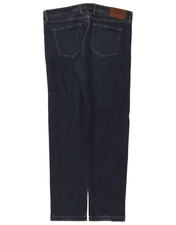 Massimo Dutti Jeans Rectos Mujer EU 44 Large W34 L29 Azul Marino