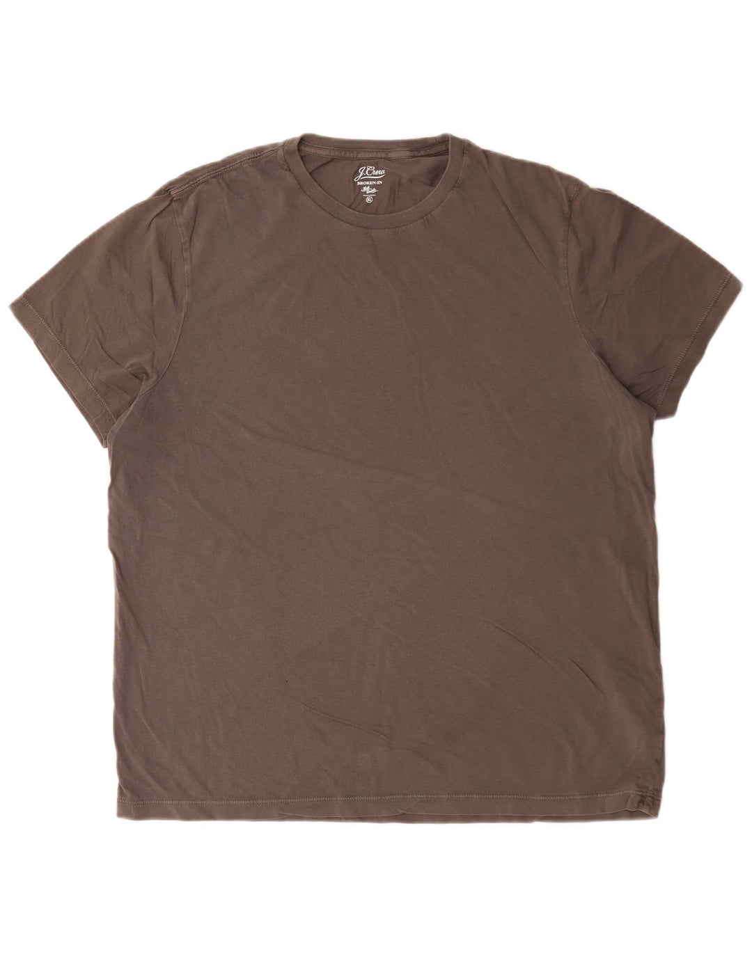J. Crew Camiseta Hombre Top XL Algodón Marrón
