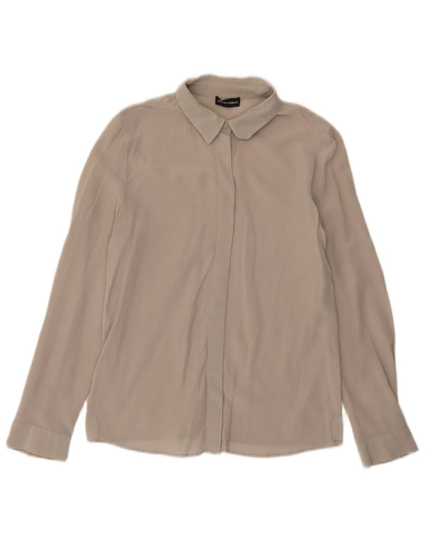 Emporio Armani Blusa para mujer UK 10 Small Gris