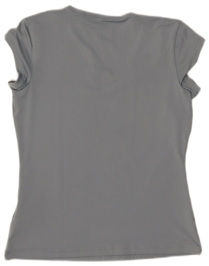 NIKE Camiseta Dri Fit para Mujer UK 40 Grande Poliéster Azul