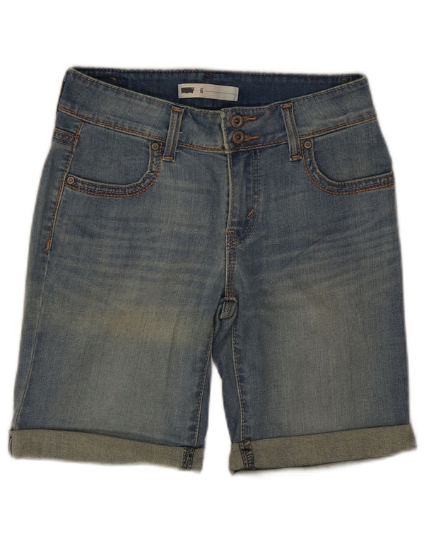 Levi's Pantalones cortos de mezclilla para mujer US 6 Medium W28 Algodón azul