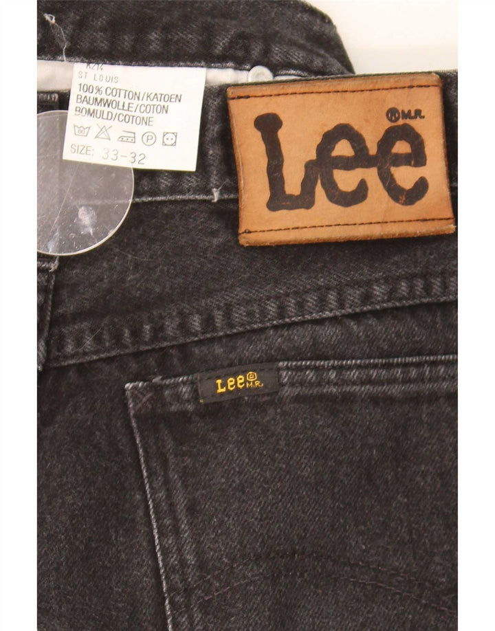 Vaqueros cónicos Lee para hombre W33 L32 Algodón negro