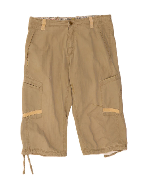 O'NEILL Pantalones Capri Cargo para Hombre W34 L19 Algodón Beige