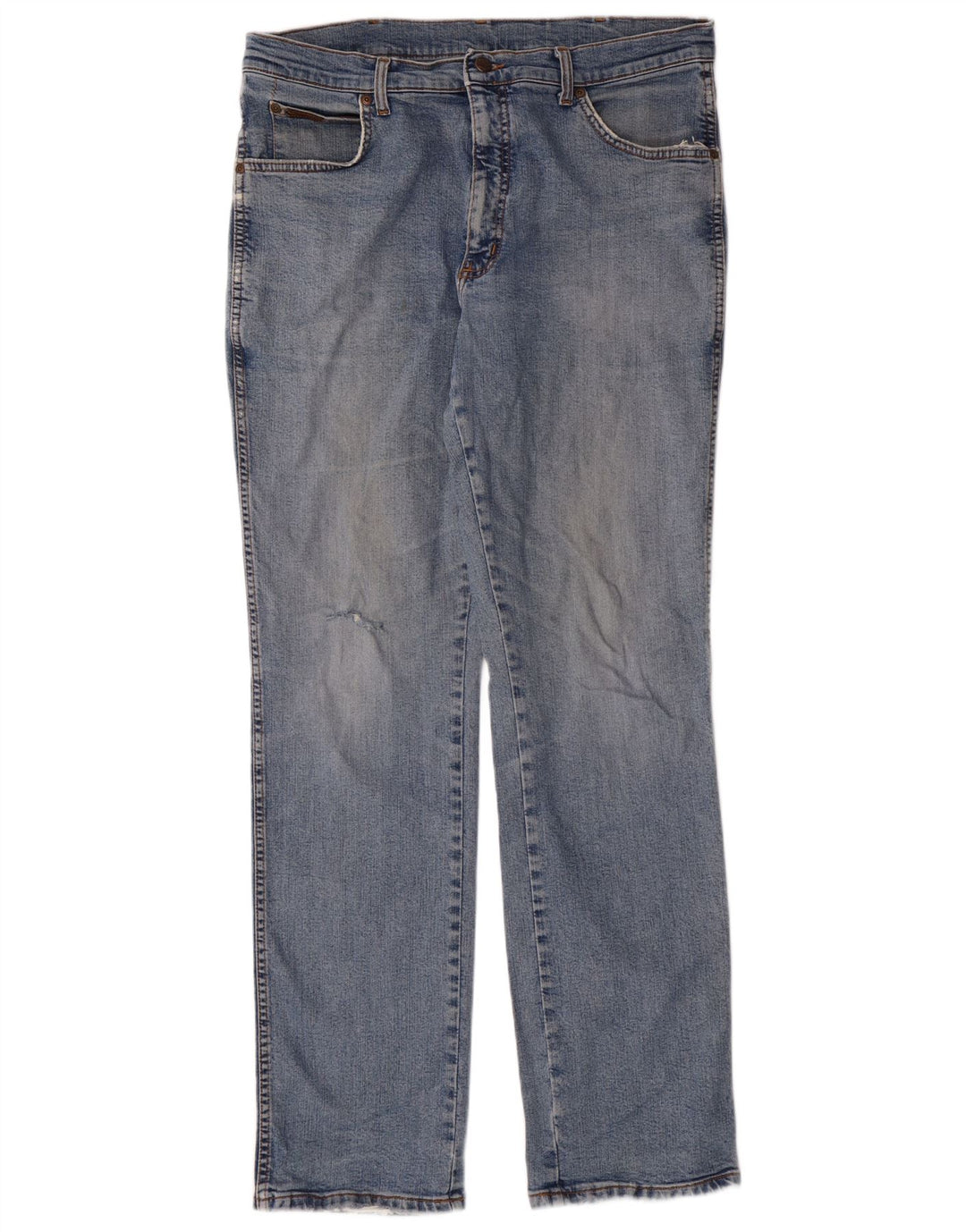 Wrangler Vaqueros rectos para hombre W36 L34 Azul Algodón Clásico