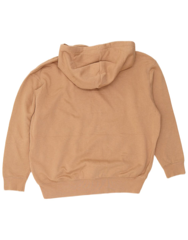 Nike Jersey con capucha extragrande para mujer UK 6 XS Algodón beige