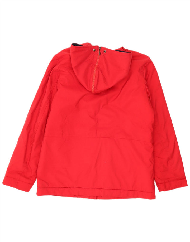 Nike - Chaqueta cortavientos con capucha para mujer, talla grande, color rojo