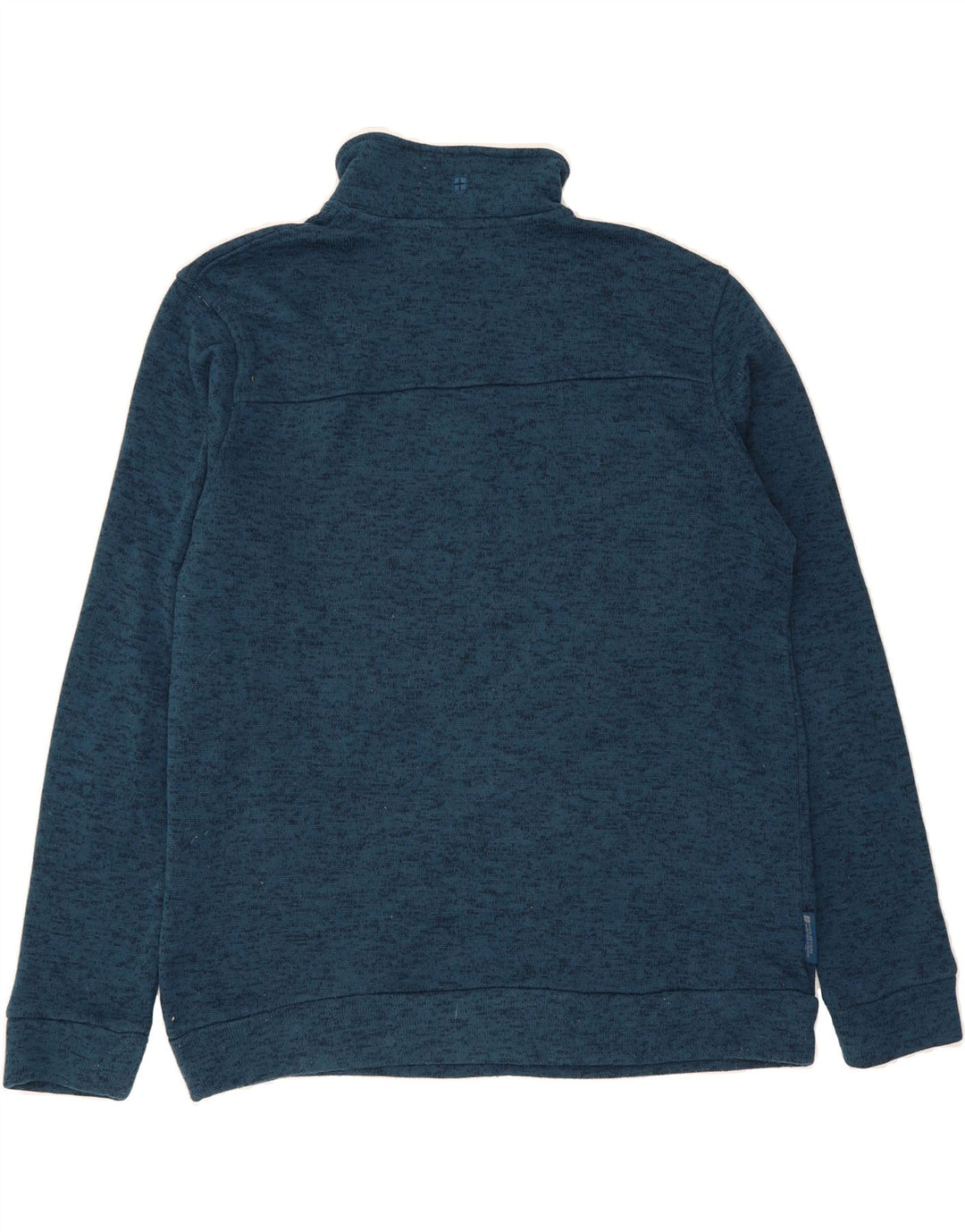 MOUNTAIN WAREHOUSE Mens Zip Neck Sweatshirt Jumper XL Blue Flecked Vintage Mountain Warehouse and Second-Hand Mountain Warehouse from Messina Hembry 