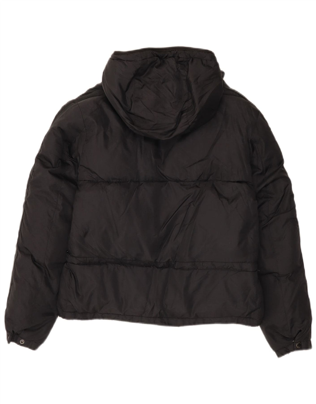 Replay Chaqueta Acolchada Extragrande con Capucha para Mujer UK 40 Small Poliamida Negra