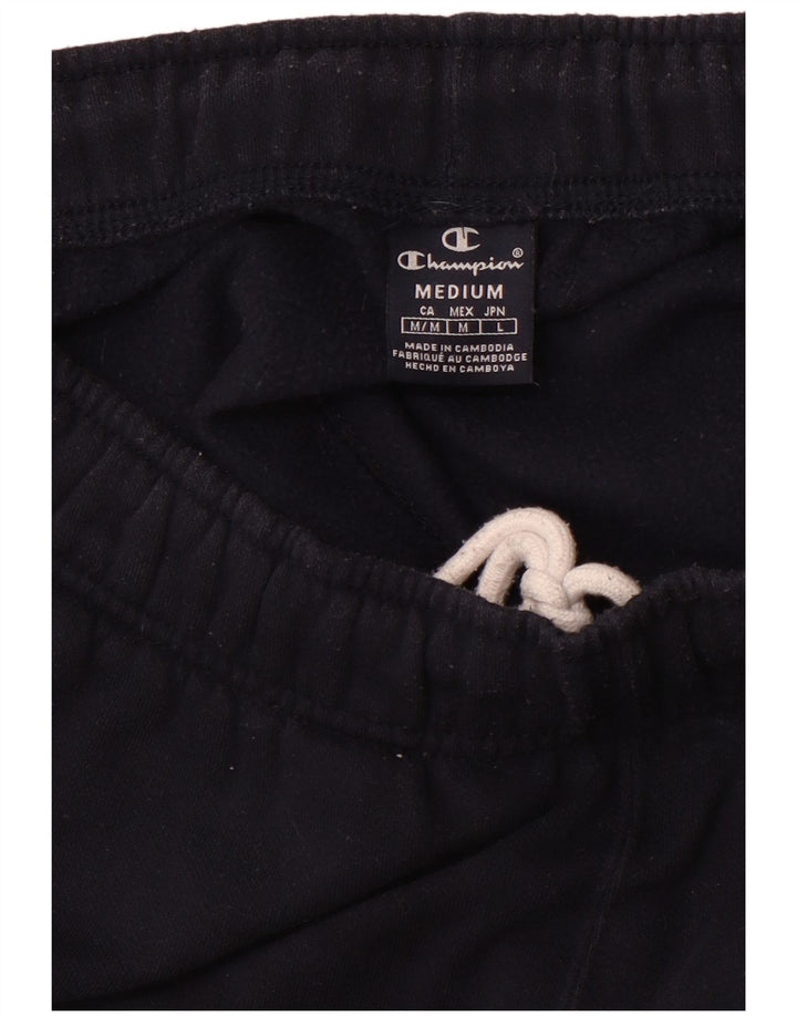 CHAMPION Shorts deportivos gráficos para hombre Azul marino mediano