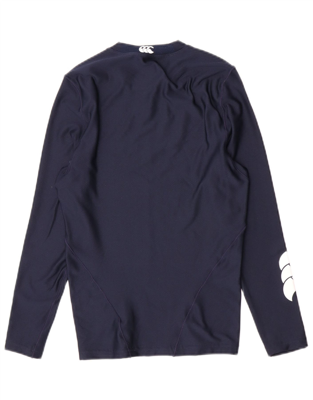 Canterbury Top gráfico para mujer manga larga UK 10 Small Azul marino Poliéster