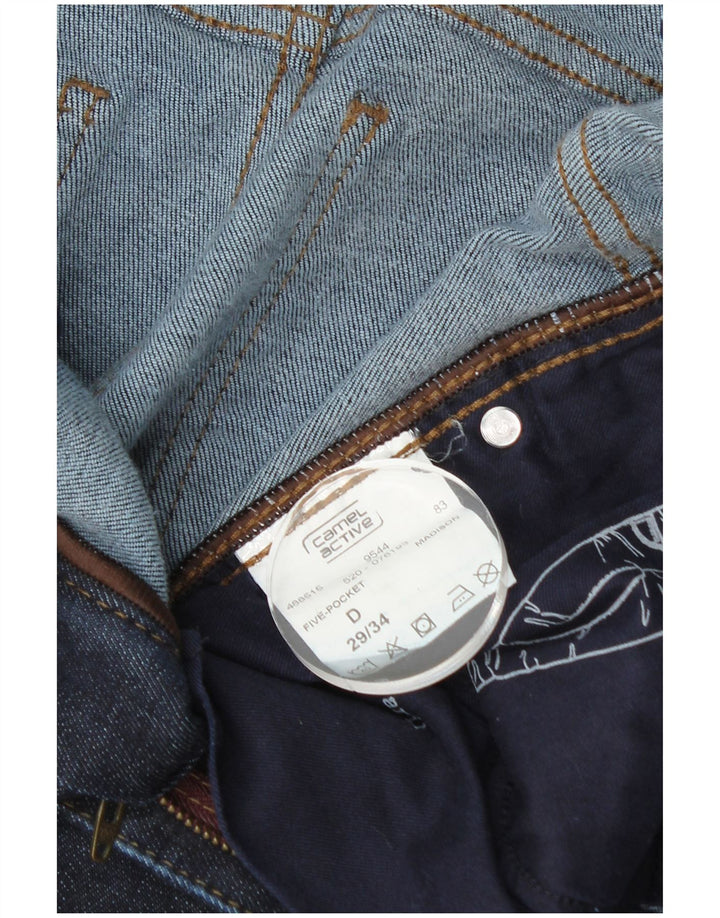 Camel Active Mens Madison Slim Jeans W29 L34 Azul marino