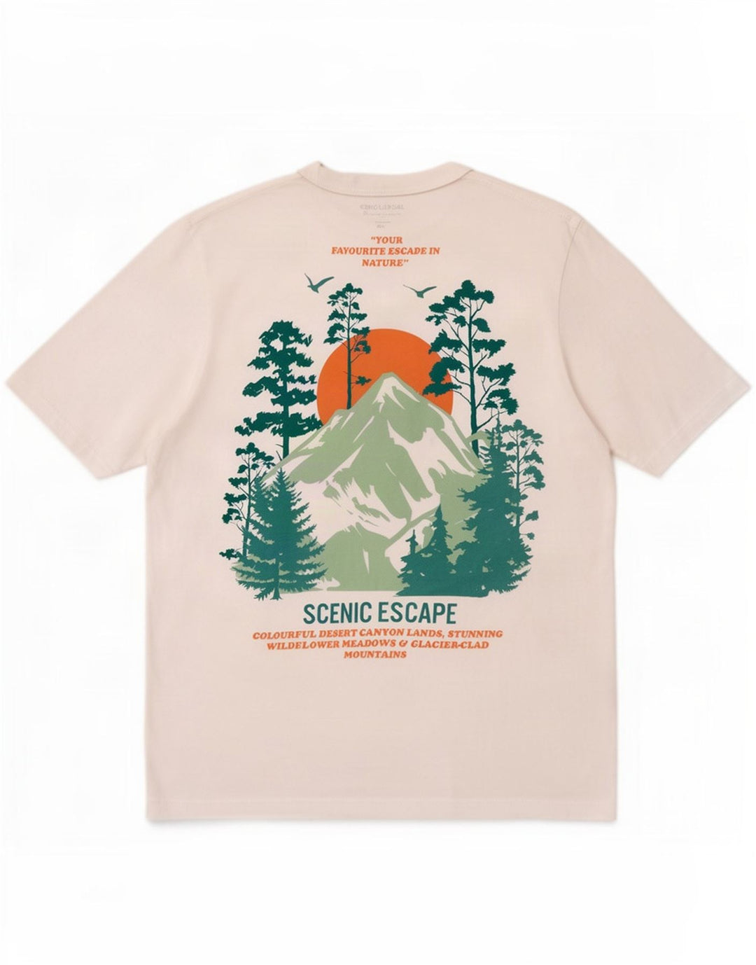 Jack & Jones Hombre Camiseta Gráfica Top Medium Blanco Algodón