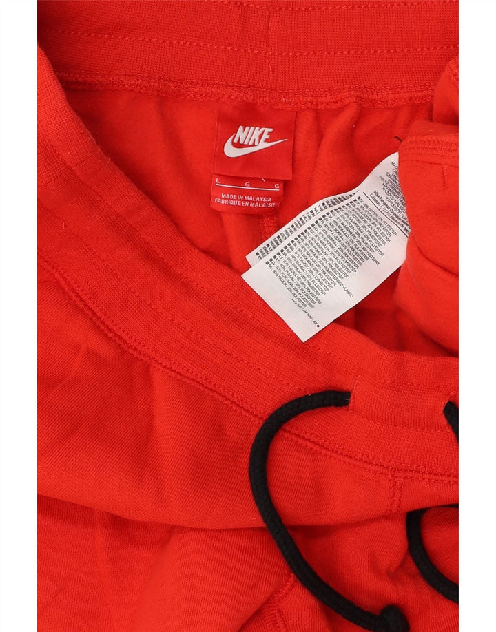 NIKE Pantalón de Chándal para Hombre Joggers Large Rojo Algodón