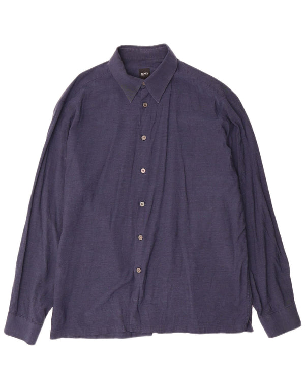 Camisa Hugo Boss Hombre XL Azul Marino