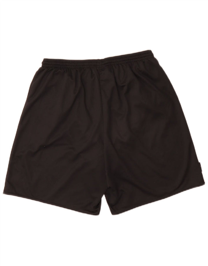 Adidas - Pantalones cortos deportivos para hombre, talla grande, poliéster negro