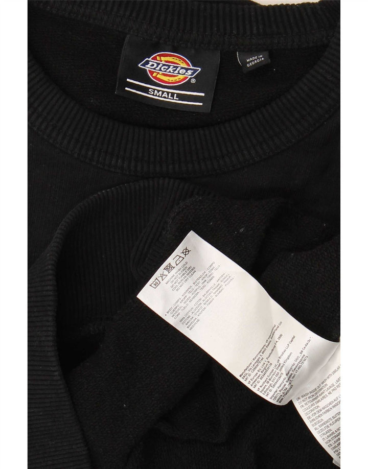 Dickies Hombre Sudadera Gráfica Jersey Pequeño Algodón Negro