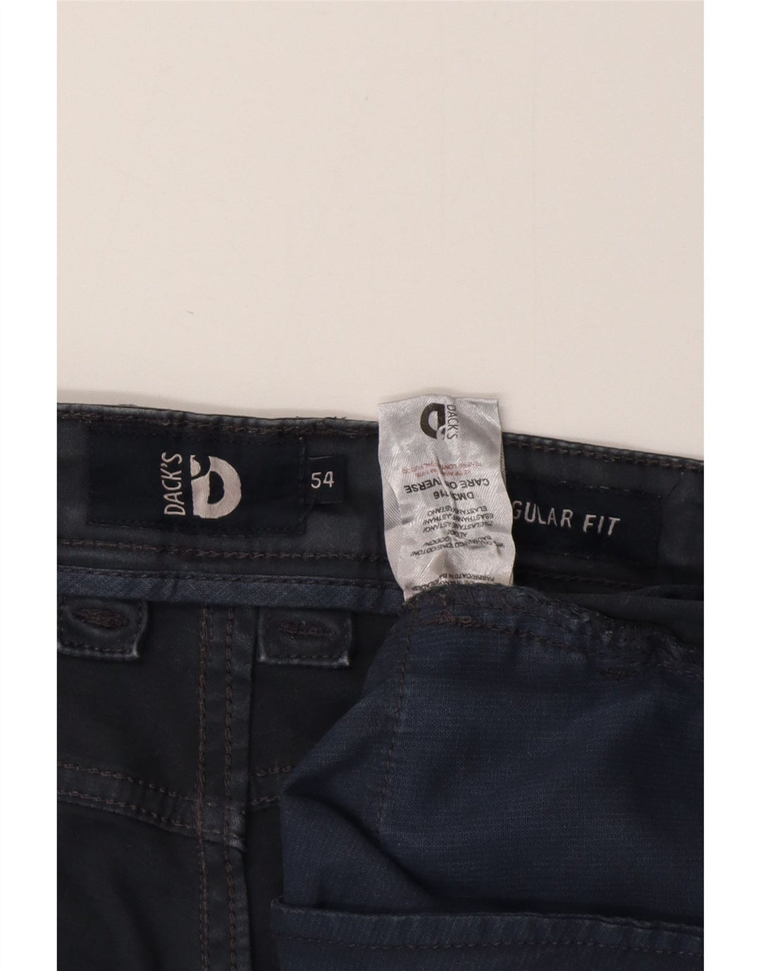 Dack's Pantalones casuales de ajuste regular para hombre IT 54 2XL W38 L31 Algodón gris