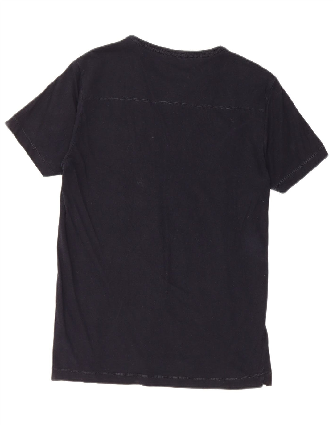 French Connection - Camiseta para hombre, talla pequeña, algodón negro
