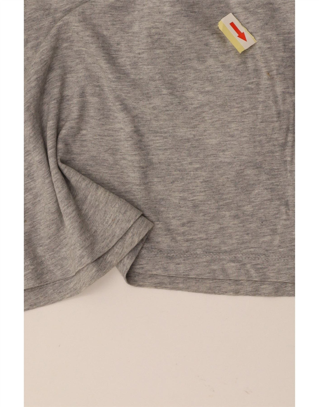 CALVIN KLEIN Camiseta corta con gráfico para mujer UK 6 XS Gris Algodón