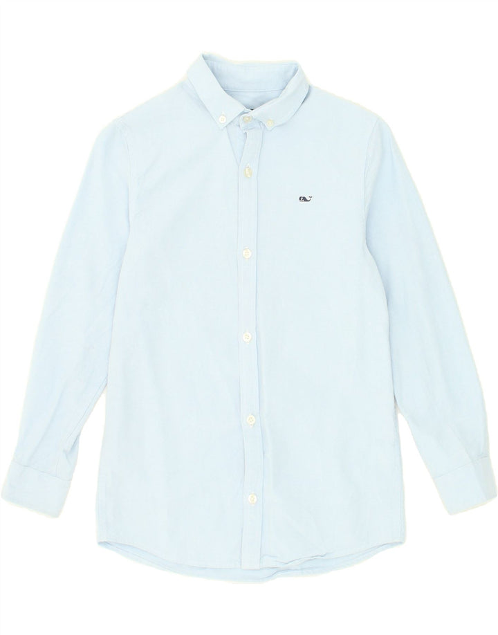 VINEYARD VINES Boys Shirt 8-9 Years Small Blue Cotton Vintage Vineyard Vines and Second-Hand Vineyard Vines from Messina Hembry 