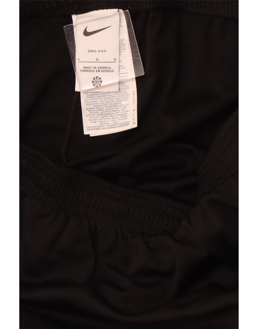 NIKE Pantalón de chándal Dri Fit para hombre, tamaño grande, color negro, poliéster