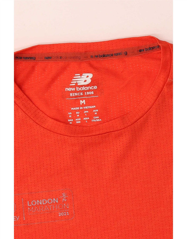 Camiseta New Balance Hombre Top Medium Naranja