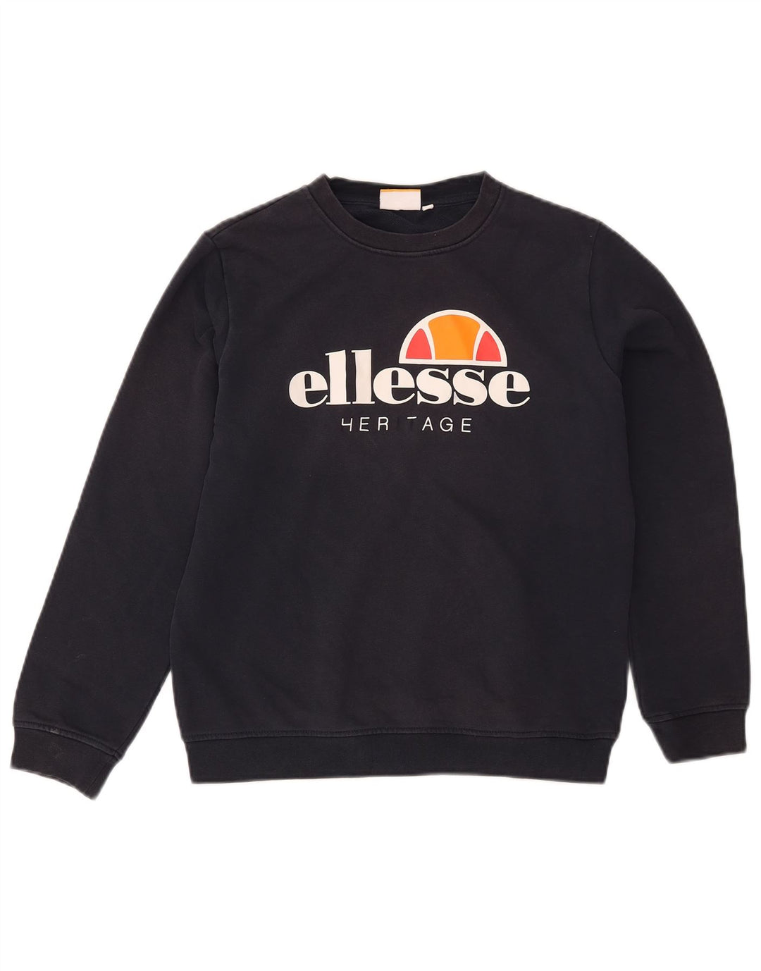 Ellesse Boys Graphic Sudadera Jumper 11-12 Años Azul Marino Algodón