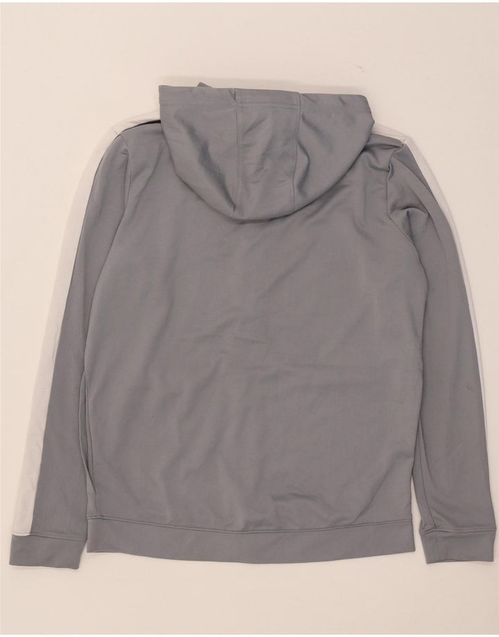 Under Armour Sudadera con capucha y cremallera para hombre Poliéster color block gris medio
