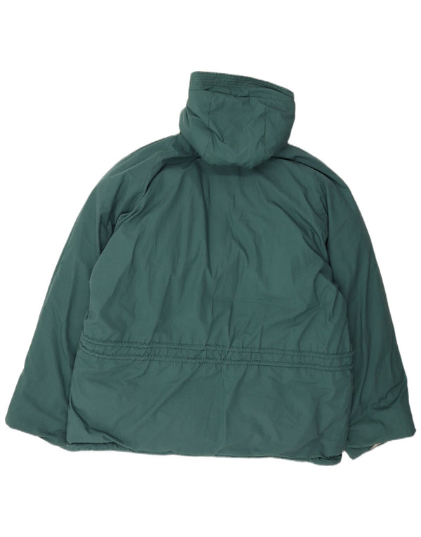 Brugi Chaqueta reversible acolchada con capucha para hombre IT 54 2XL Verde