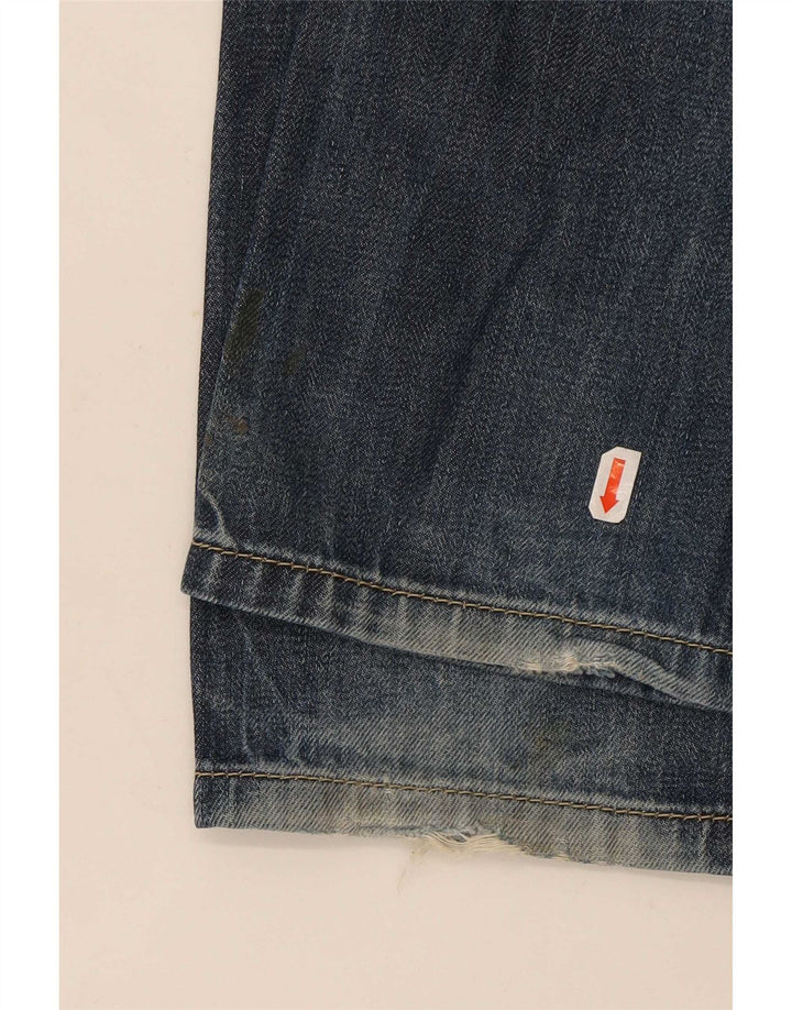 Vaqueros Rectos Mujer Esprit W30 L32 Azul Marino Algodón