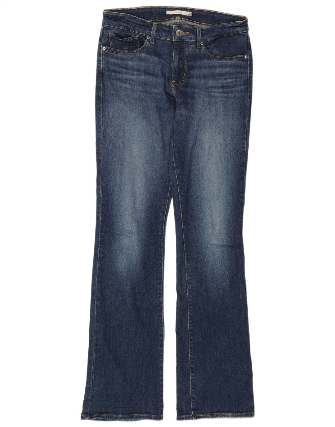 Vaqueros Levi's 715 Bootcut para mujer W28 L32 Algodón azul marino