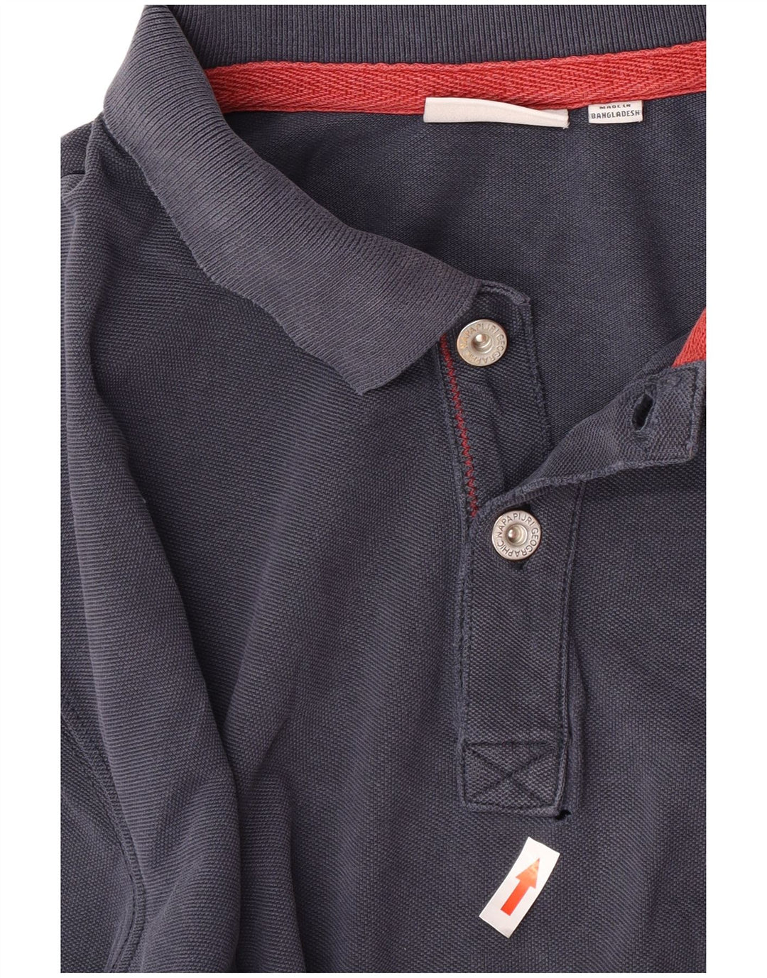 Napapijri Polo para hombre grande azul marino