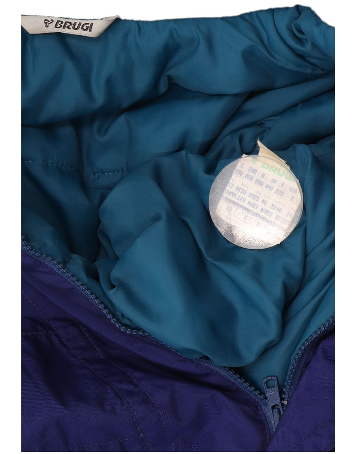 Brugi Mono de esquí para hombre ES 40 Mediano Azul marino Colorblock Poliamida