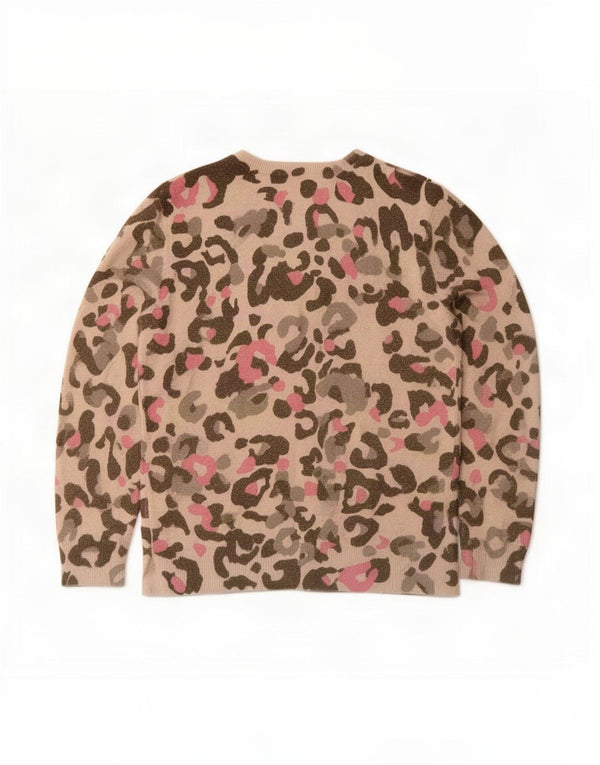 Marks & Spencer Suéter con Cuello Barco para Mujer UK 44 Grande Beige