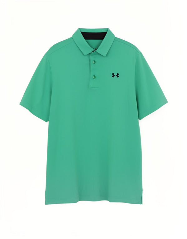 Polo Under Armour Hombre Poliéster Verde Medio
